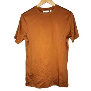 Murano Slim Fit Luxury Performance T-Shirt in Terracotta Size S New With Tags